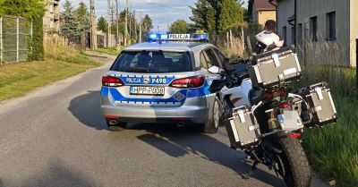 51-latek uciekał przed kontrolą na motocyklu